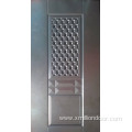 Embossed steel door panel